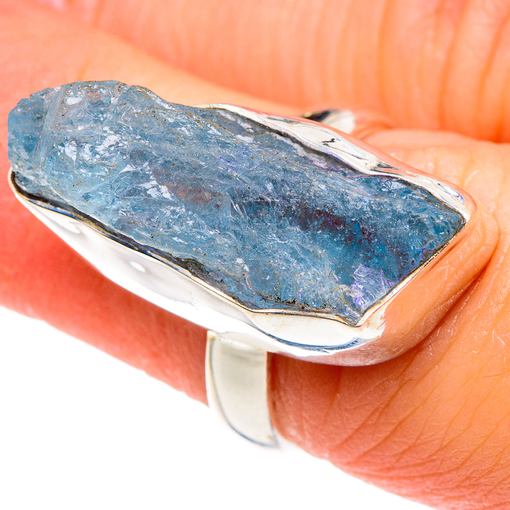 Aquamarine Rings handcrafted by Anasilvercos - RING89447
