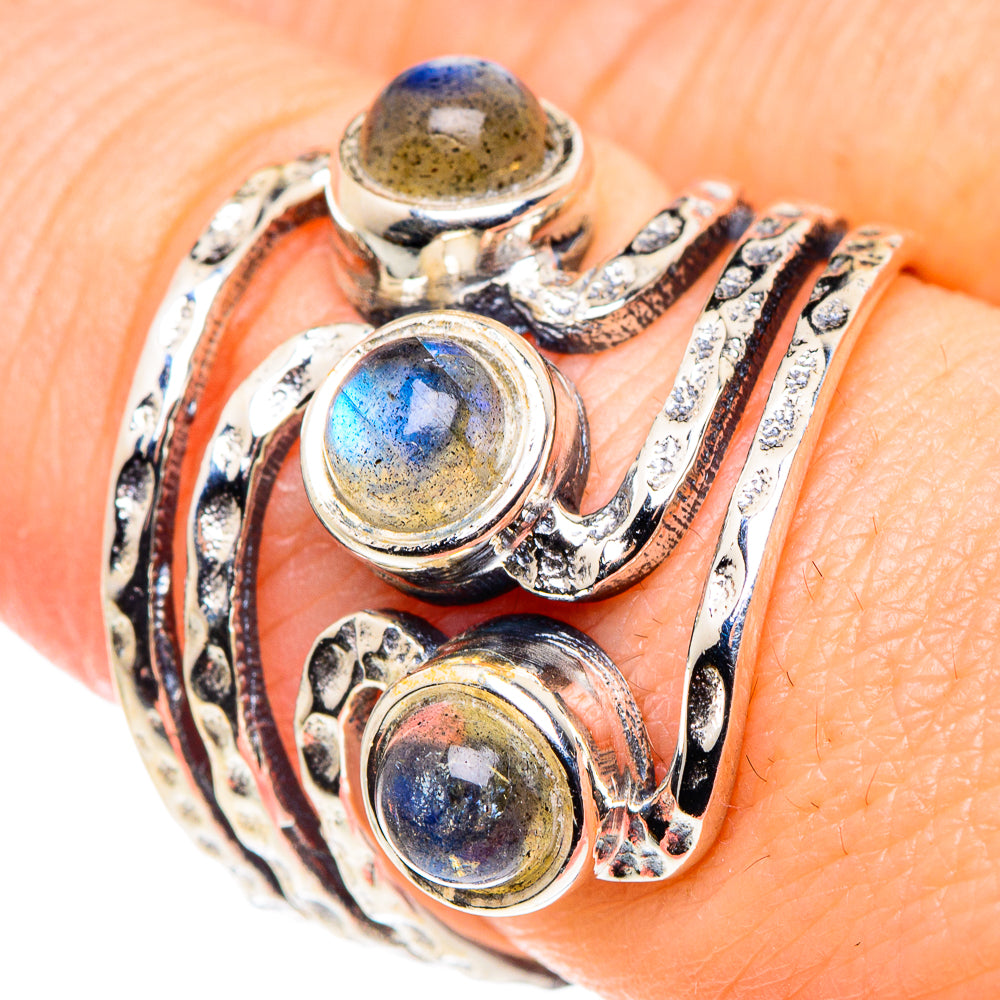 Labradorite Rings handcrafted by Anasilvercos - RING89482