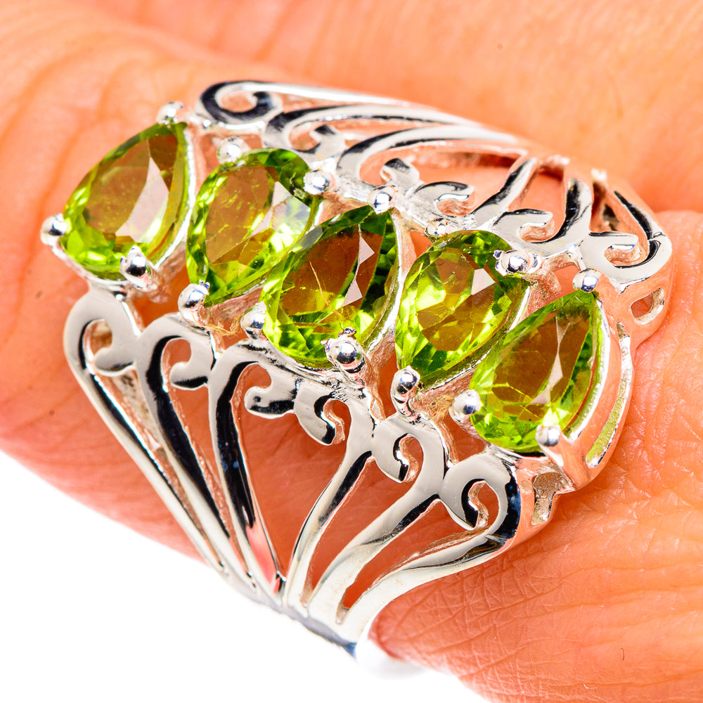 Peridot Rings handcrafted by Anasilvercos - RING89488
