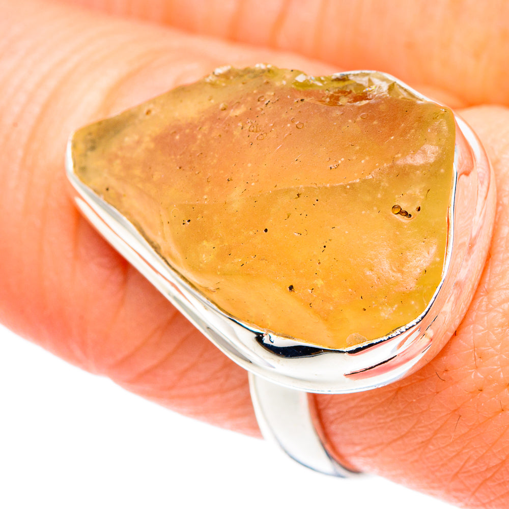 Libyan Glass Rings handcrafted by Anasilvercos - RING89491