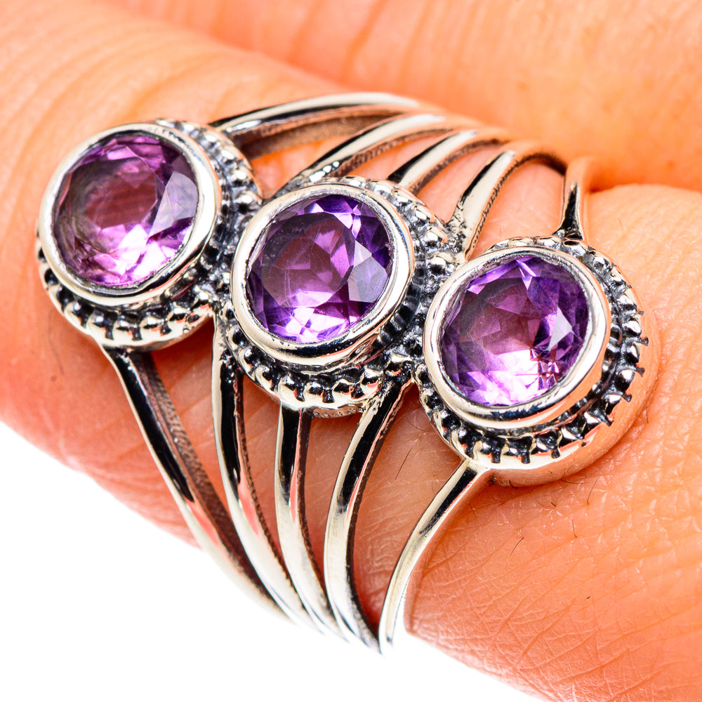 Amethyst Rings handcrafted by Anasilvercos - RING89497