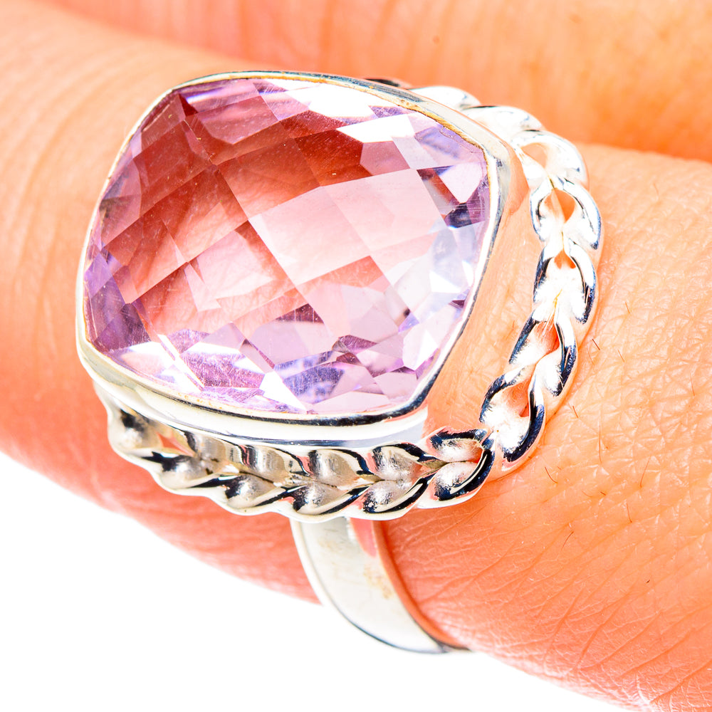 Kunzite Rings handcrafted by Anasilvercos - RING89498