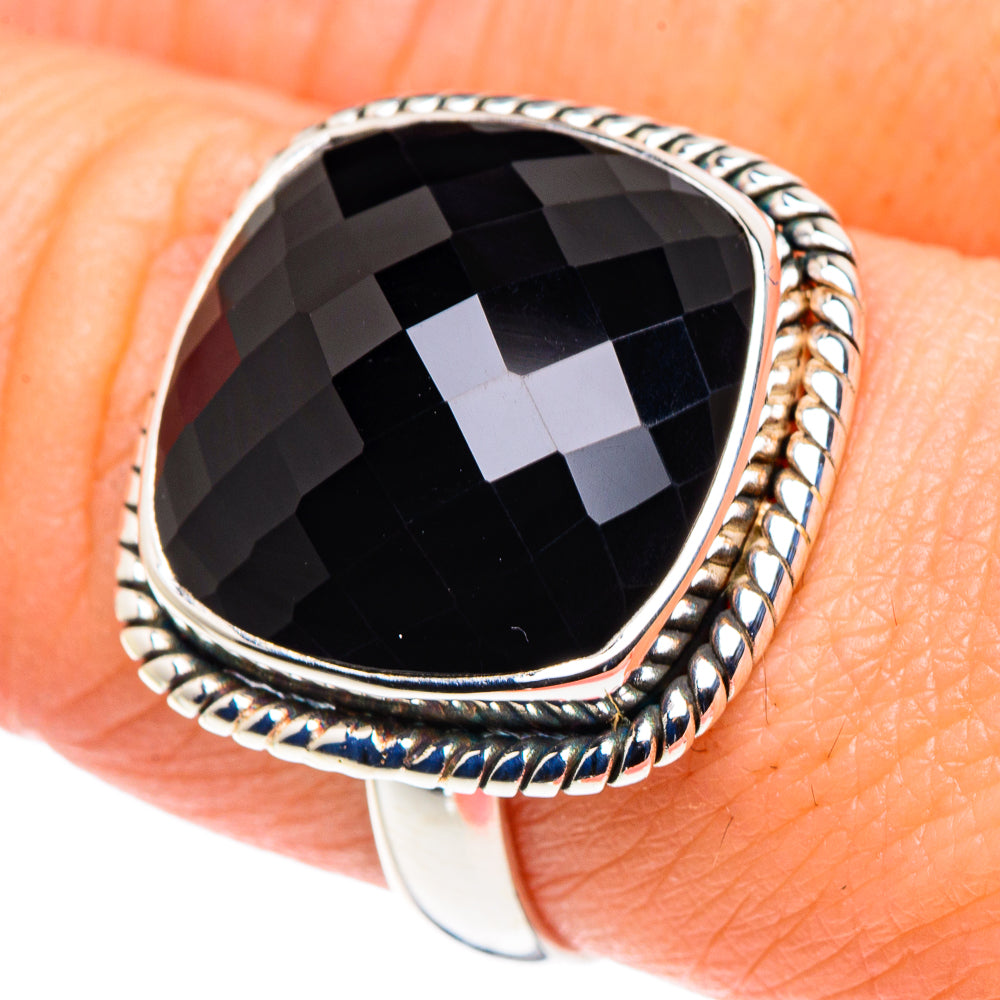 Black Onyx Rings handcrafted by Anasilvercos - RING89499
