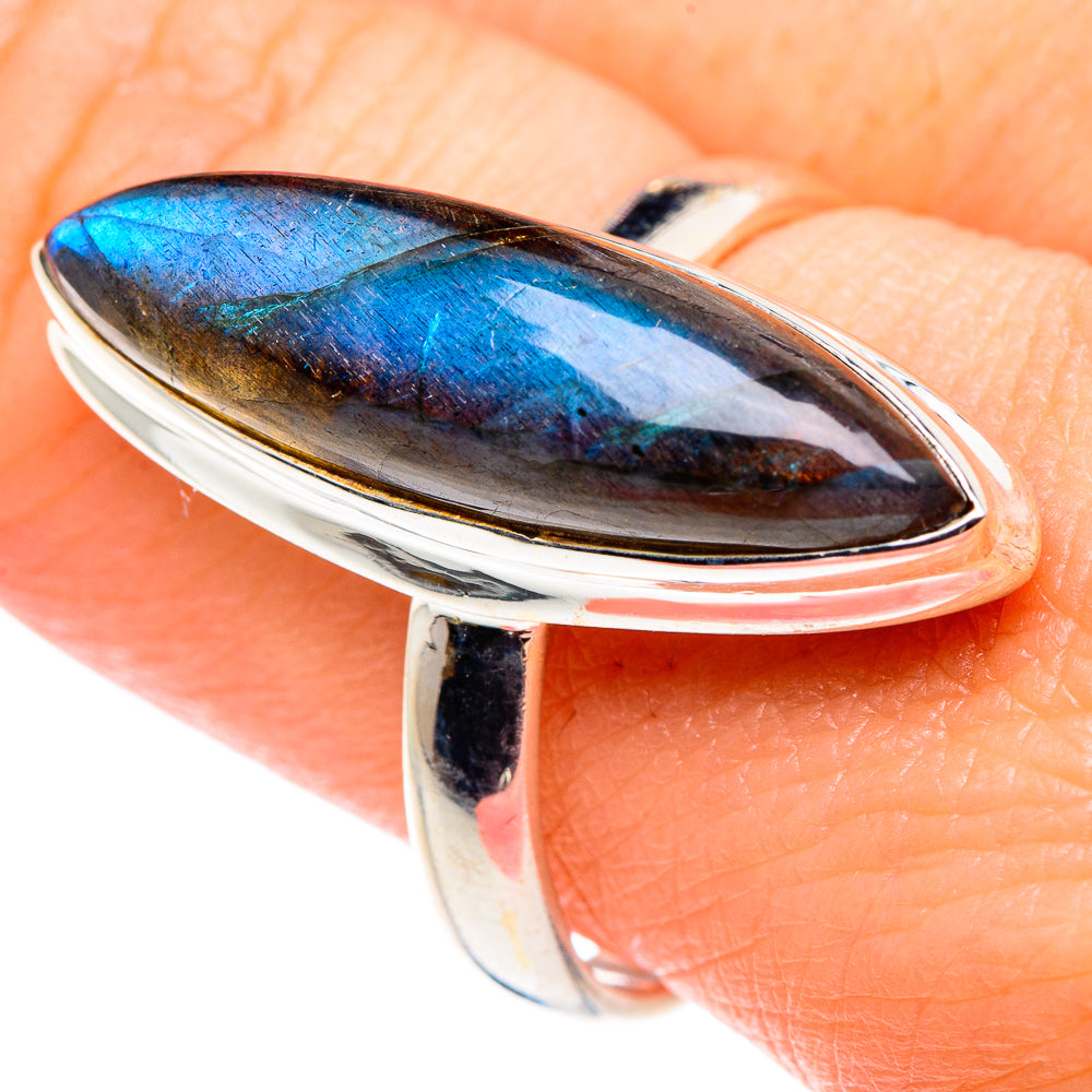 Labradorite Rings handcrafted by Anasilvercos - RING89515