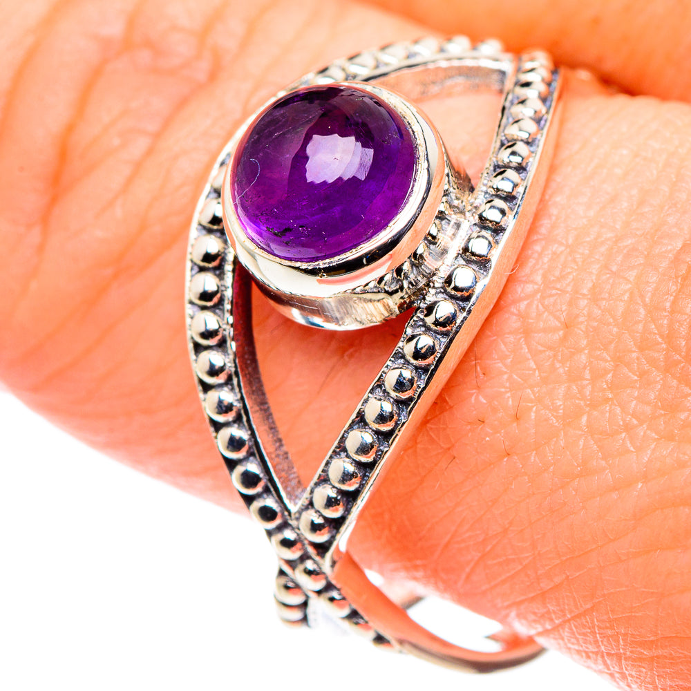 Amethyst Rings handcrafted by Anasilvercos - RING89528