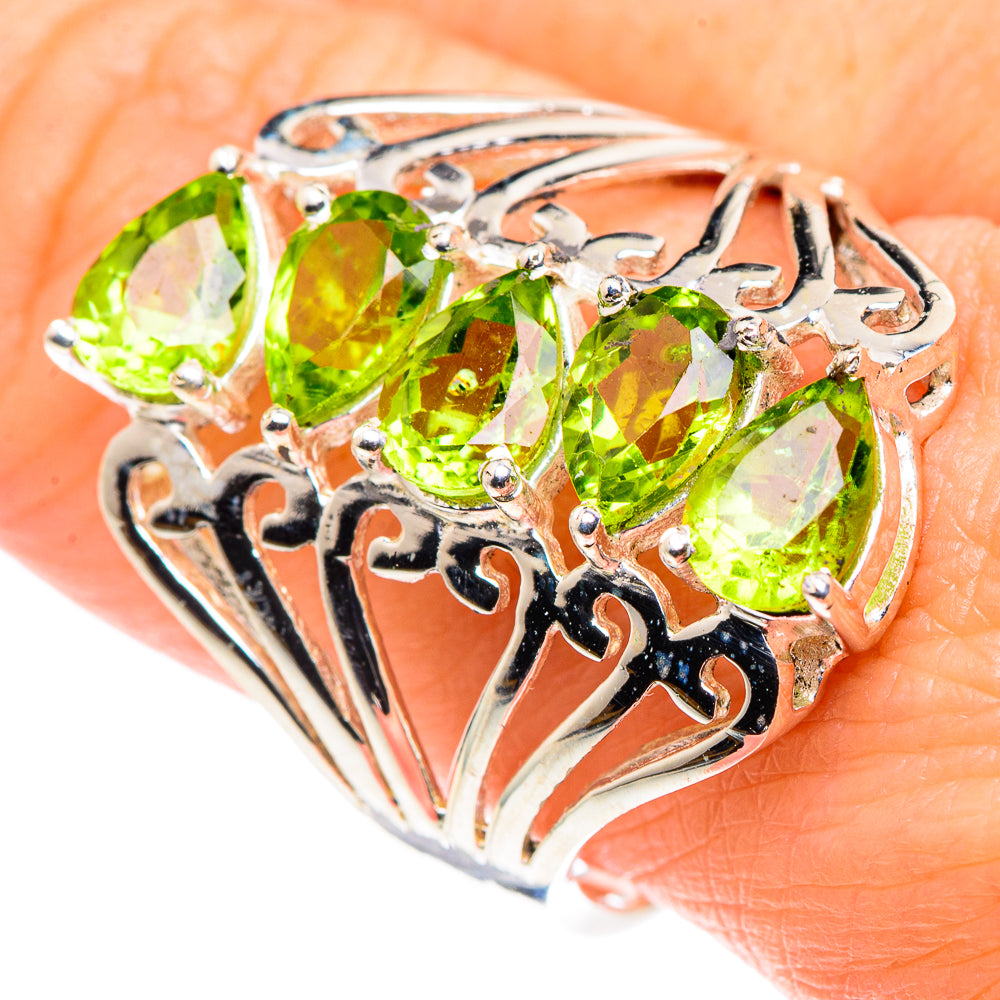 Peridot Rings handcrafted by Anasilvercos - RING89550