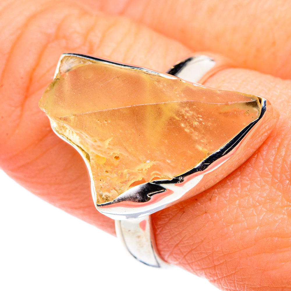 Libyan Glass Rings handcrafted by Anasilvercos - RING89553