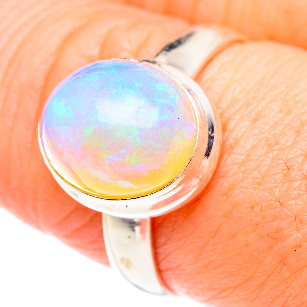 Ethiopian Opal Rings handcrafted by Anasilvercos - RING89564
