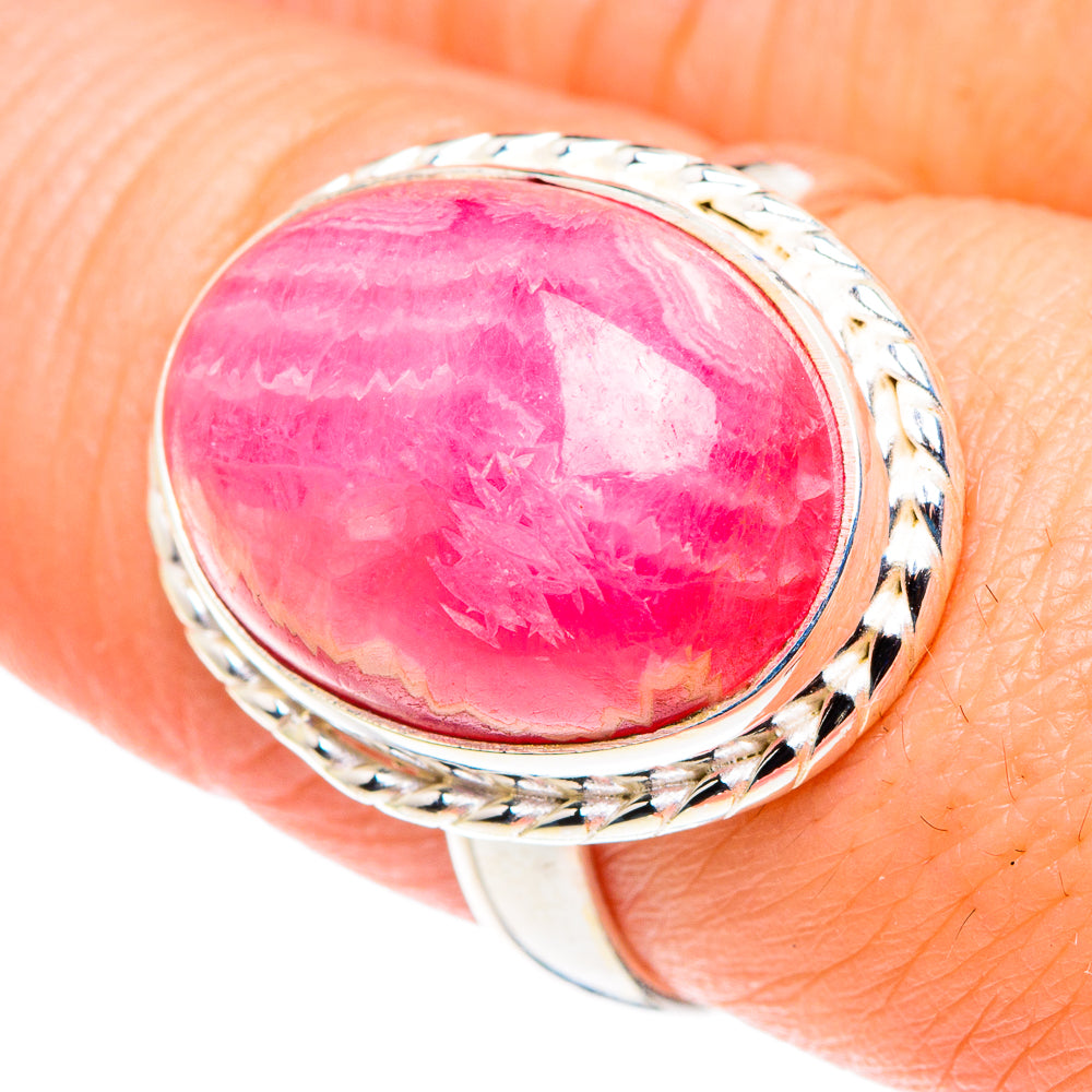 Rhodochrosite Rings handcrafted by Anasilvercos - RING89582
