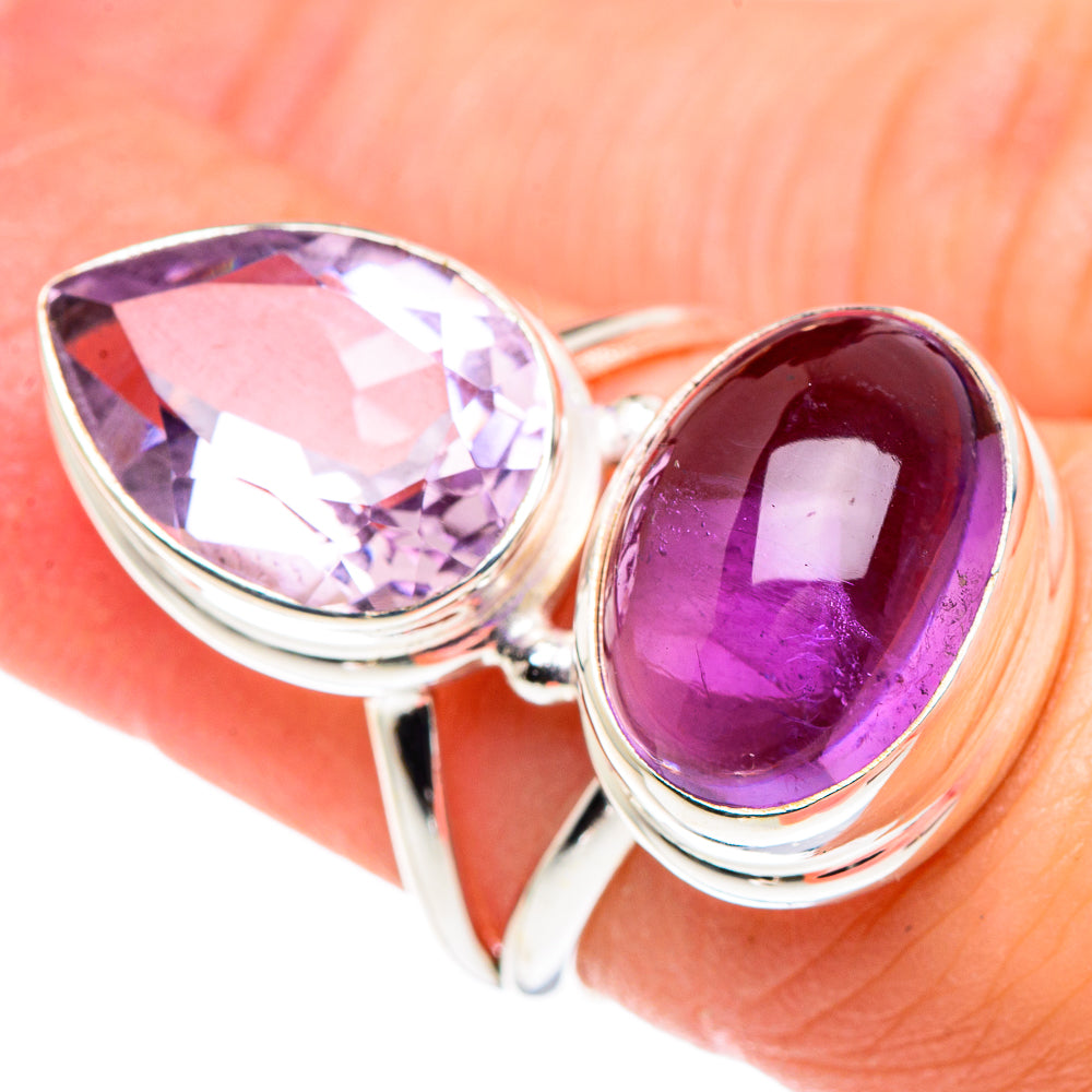 Amethyst Rings handcrafted by Anasilvercos - RING89593