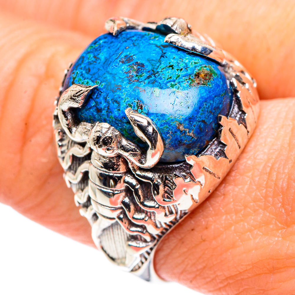 Chrysocolla Rings handcrafted by Anasilvercos - RING89609