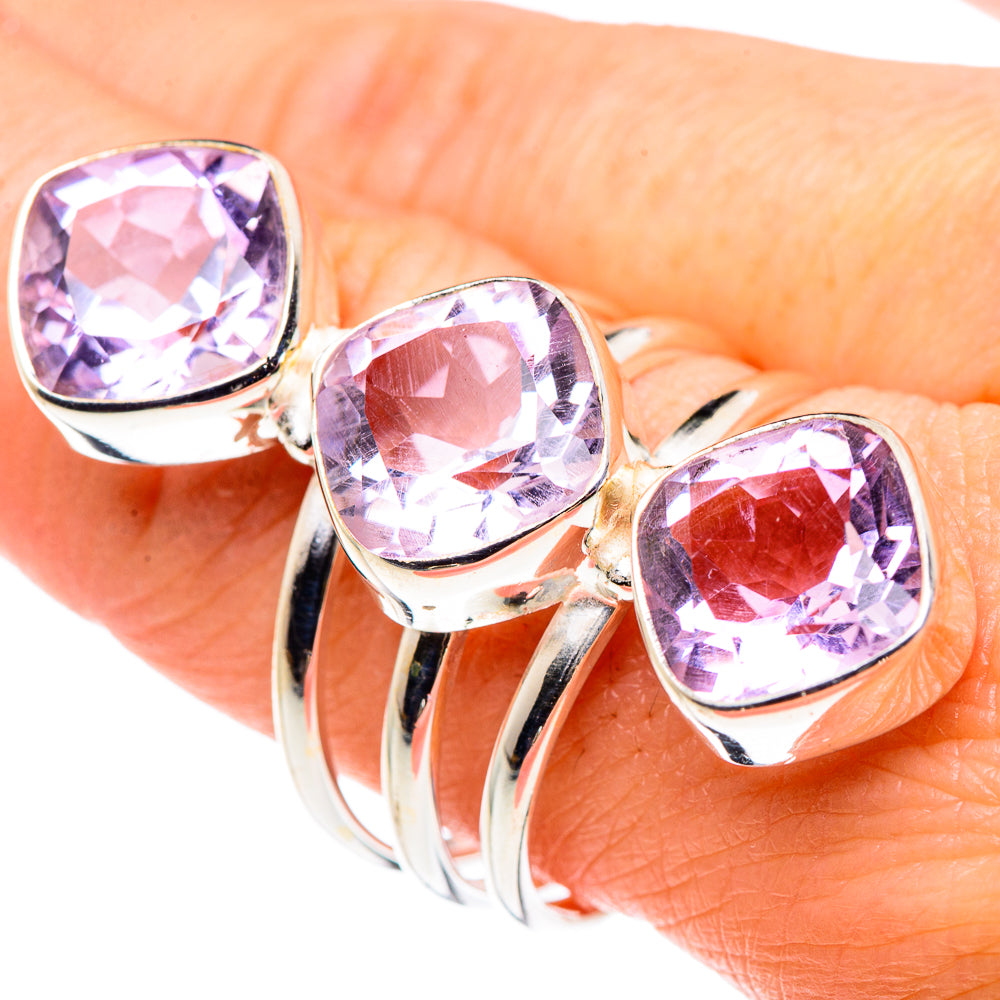 Kunzite Rings handcrafted by Anasilvercos - RING89631