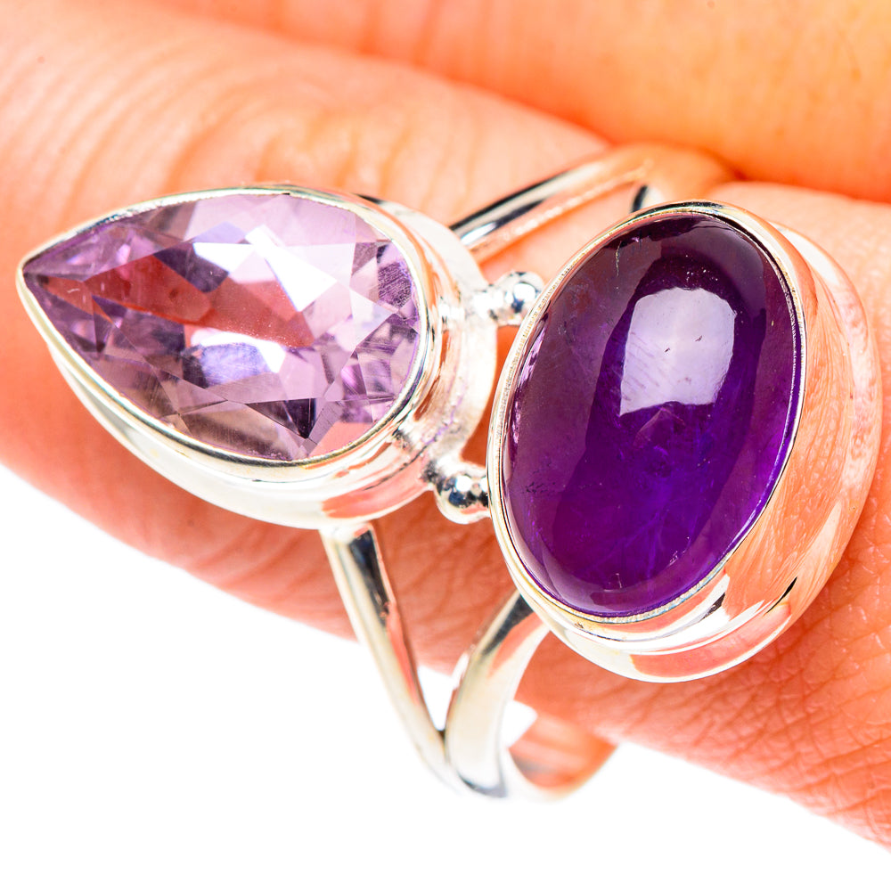 Amethyst Rings handcrafted by Anasilvercos - RING89632