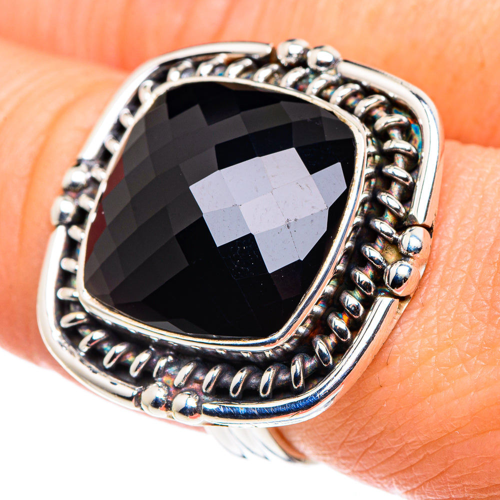 Black Onyx Rings handcrafted by Anasilvercos - RING89634