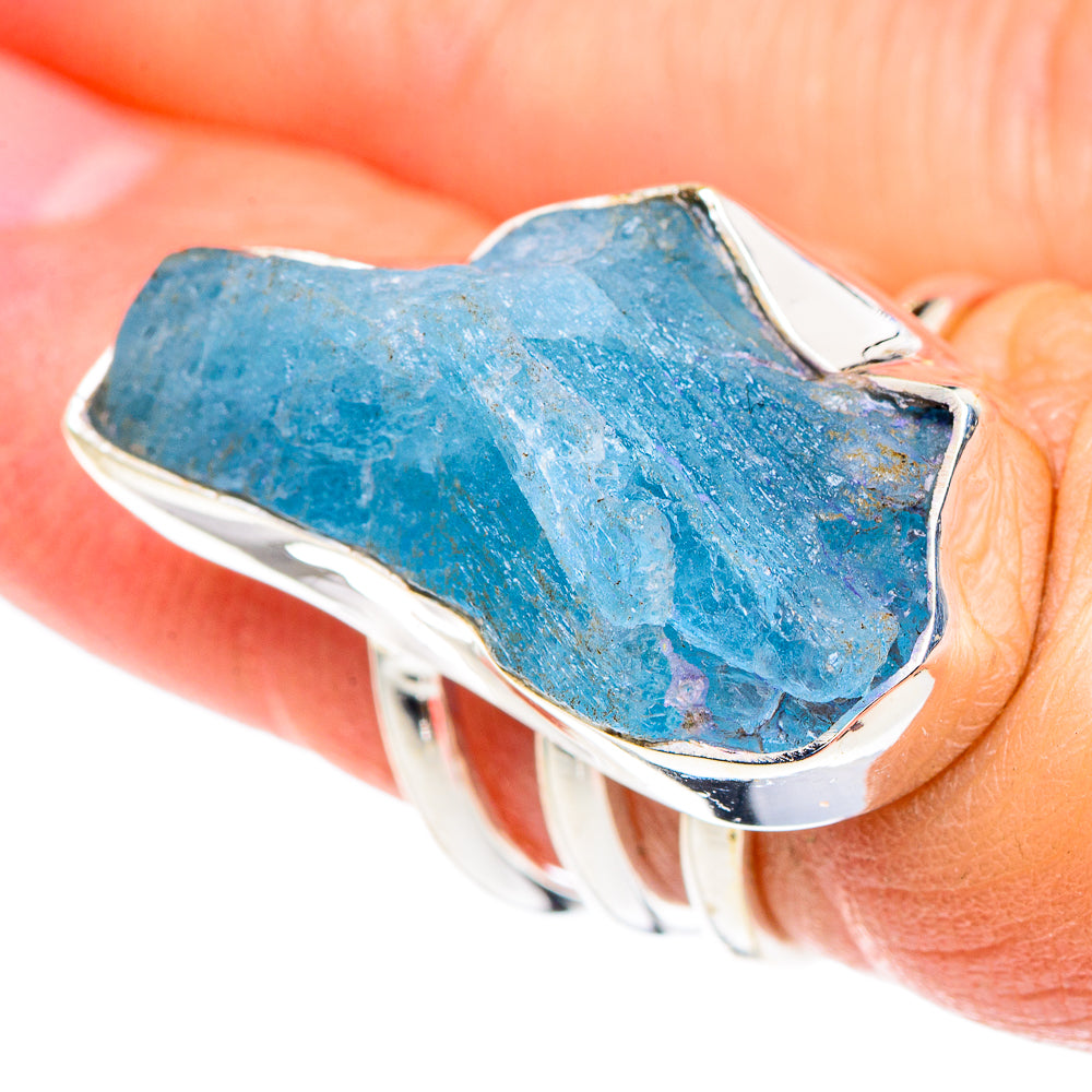 Aquamarine Rings handcrafted by Anasilvercos - RING89644
