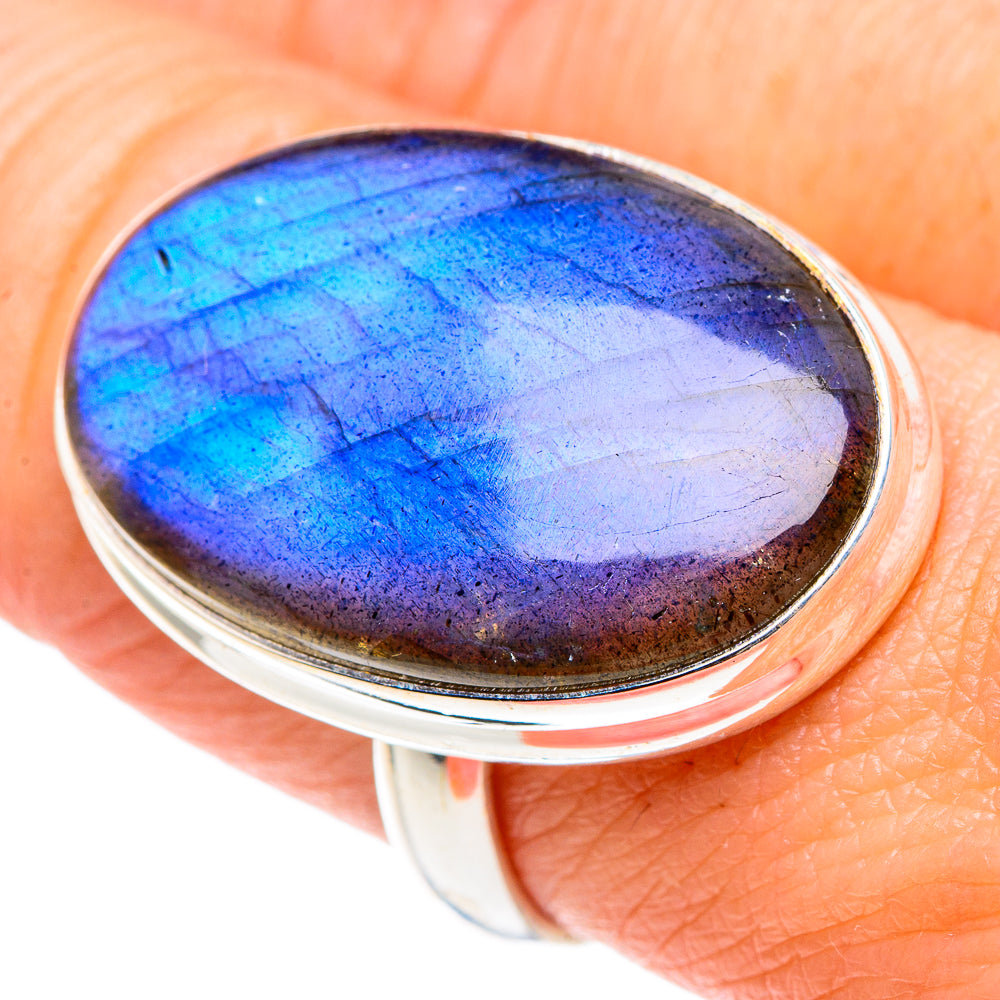 Labradorite Rings handcrafted by Anasilvercos - RING89647