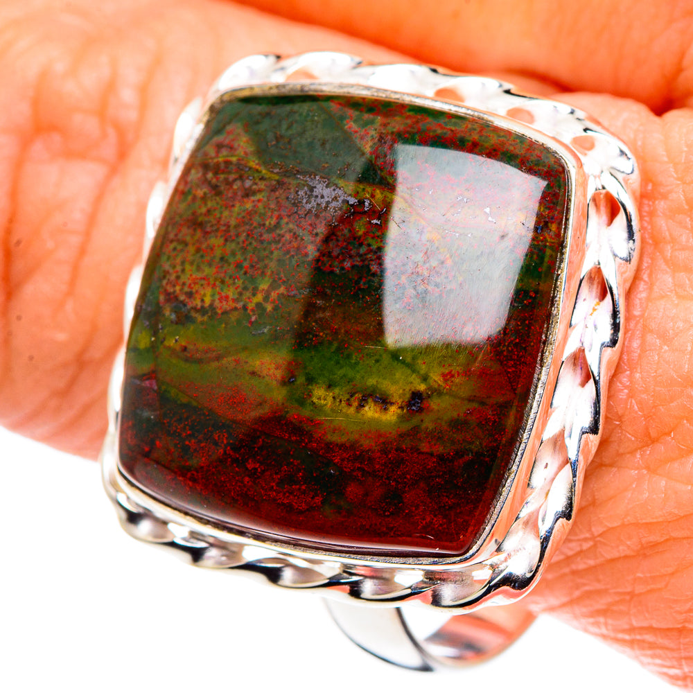 Bloodstone Rings handcrafted by Anasilvercos - RING89648
