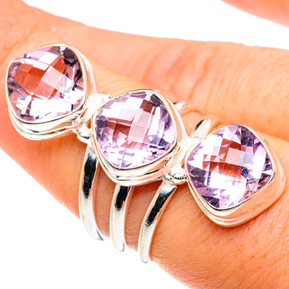 Kunzite Rings handcrafted by Anasilvercos - RING89663