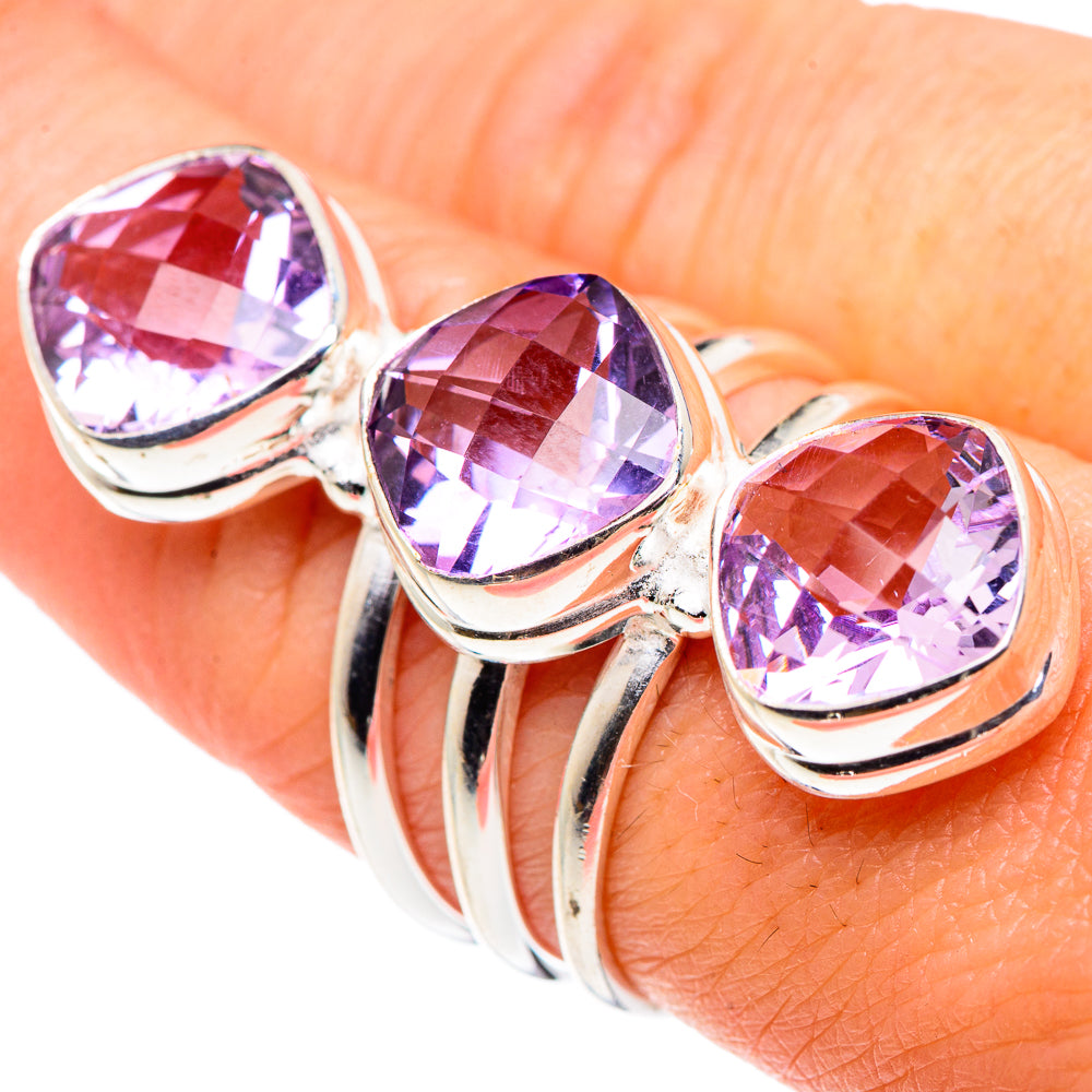 Amethyst Rings handcrafted by Anasilvercos - RING89673