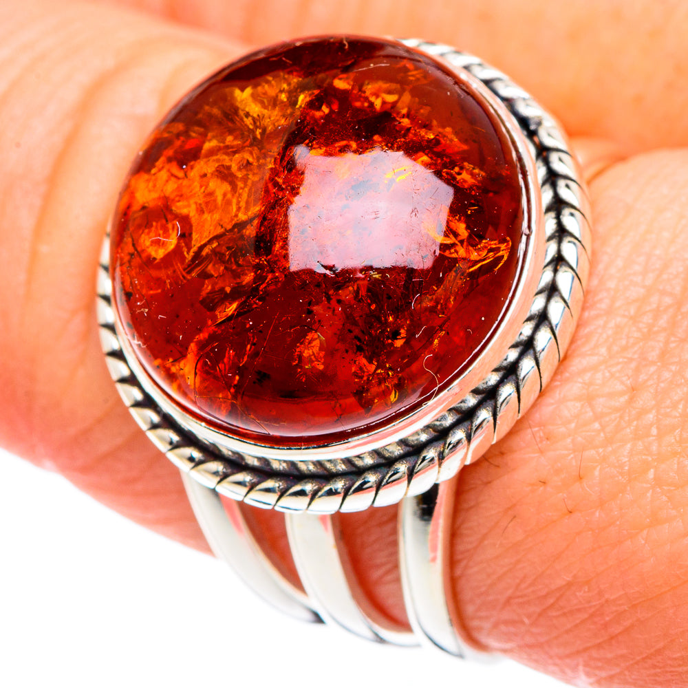 Baltic Amber Rings handcrafted by Anasilvercos - RING89687
