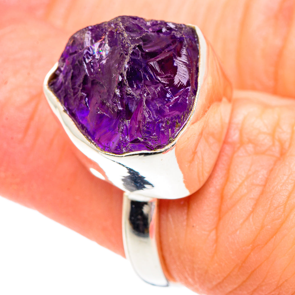 Amethyst Rings handcrafted by Anasilvercos - RING89696