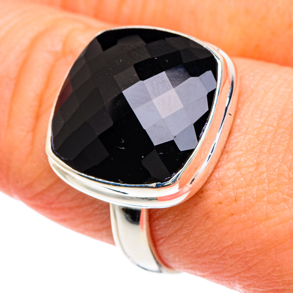 Black Onyx Rings handcrafted by Anasilvercos - RING89701