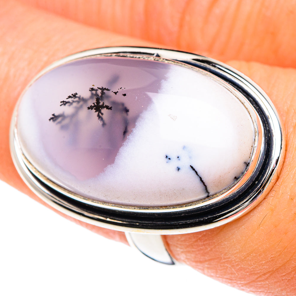 Dendritic Opal Rings handcrafted by Anasilvercos - RING89702