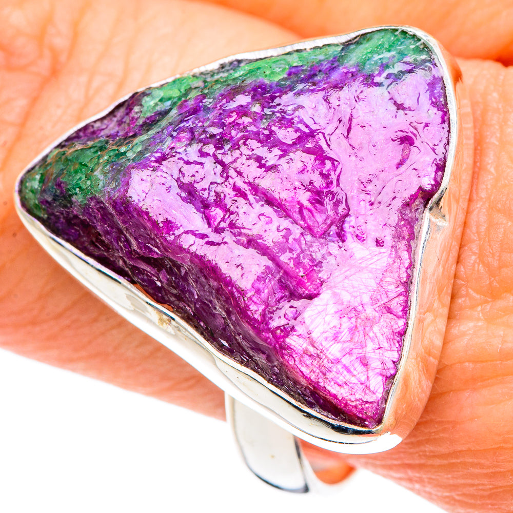 Ruby Zoisite Rings handcrafted by Anasilvercos - RING89705
