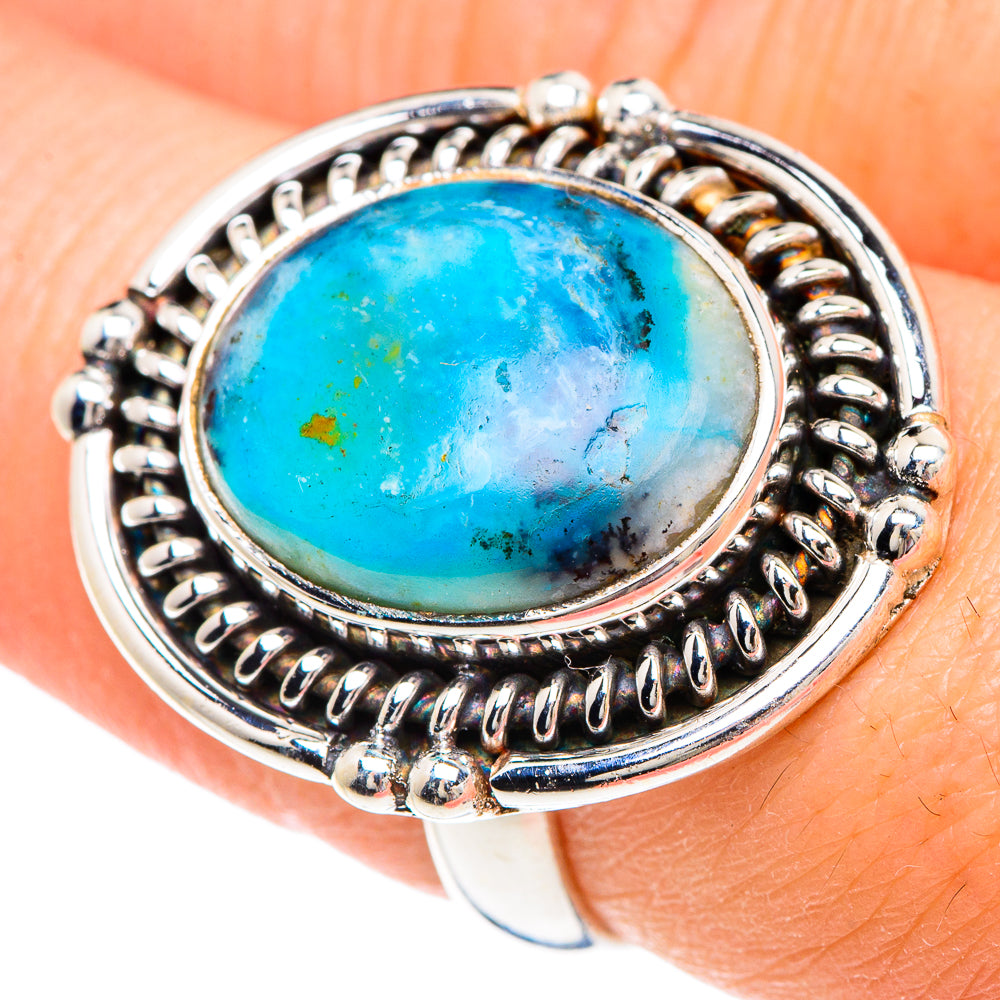 Peruvian Opal Rings handcrafted by Anasilvercos - RING89711