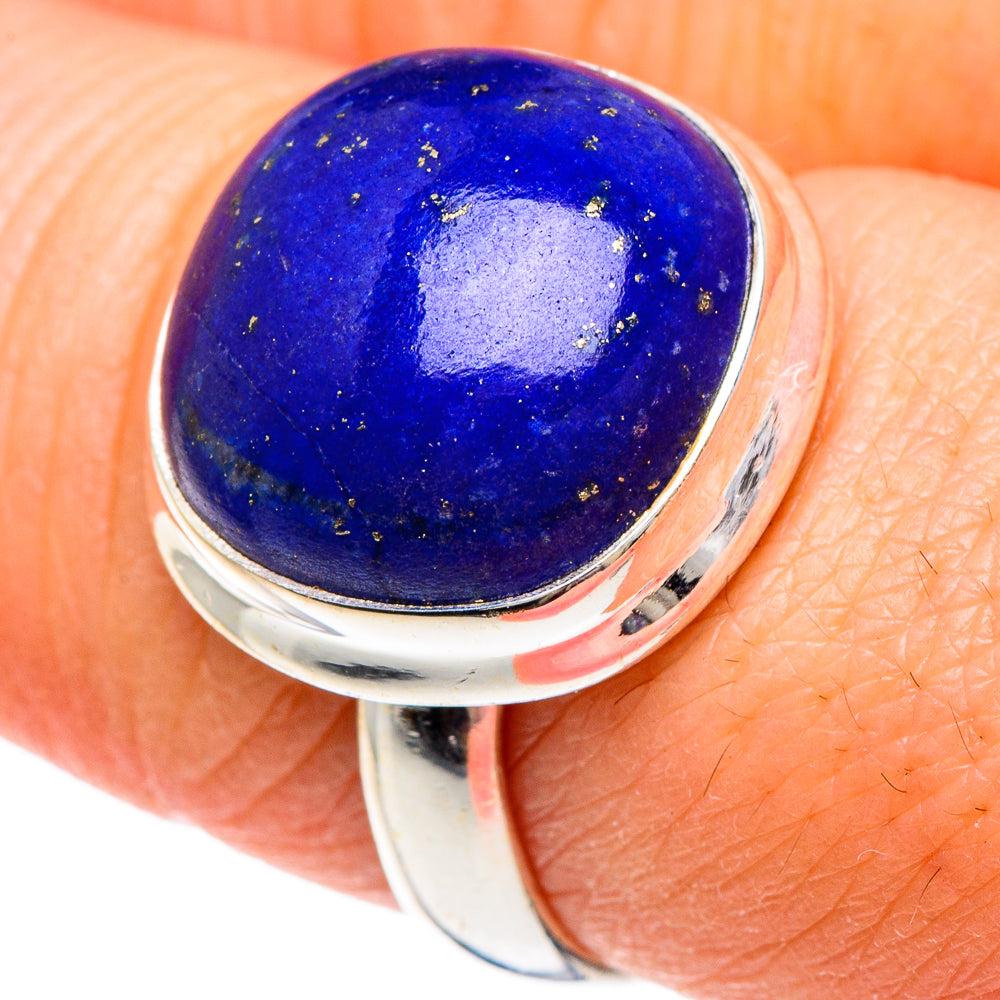 Lapis Lazuli Rings handcrafted by Anasilvercos - RING89712
