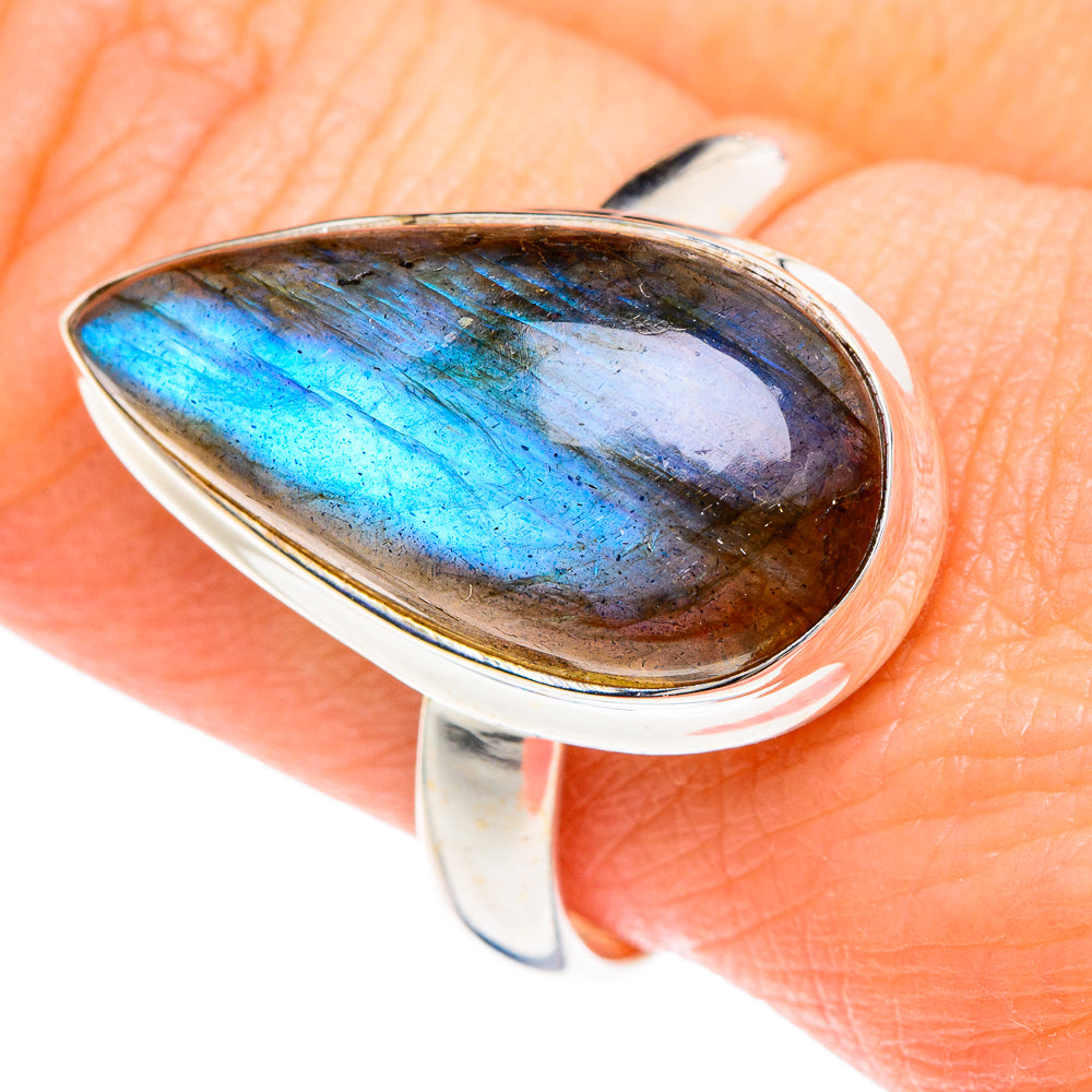 Labradorite Rings handcrafted by Anasilvercos - RING89714