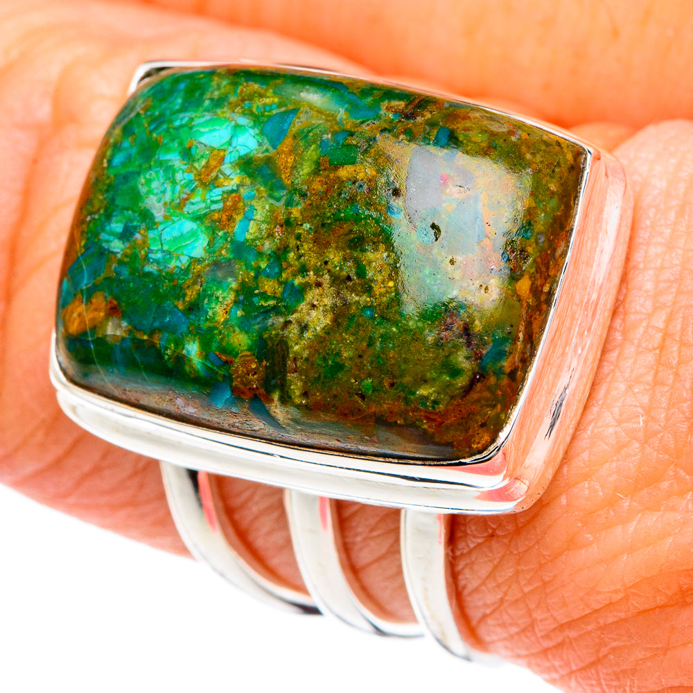 Peruvian Opal Rings handcrafted by Anasilvercos - RING89719