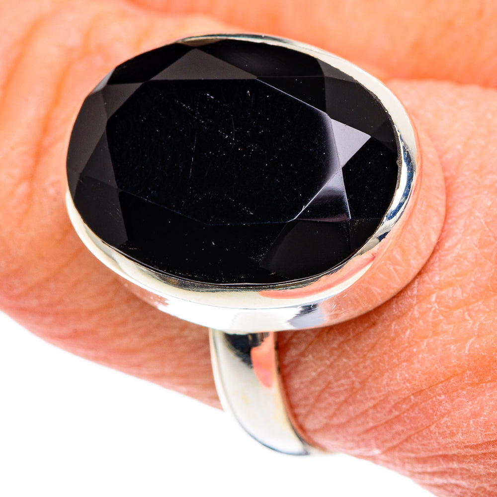 Black Onyx Rings handcrafted by Anasilvercos - RING89735