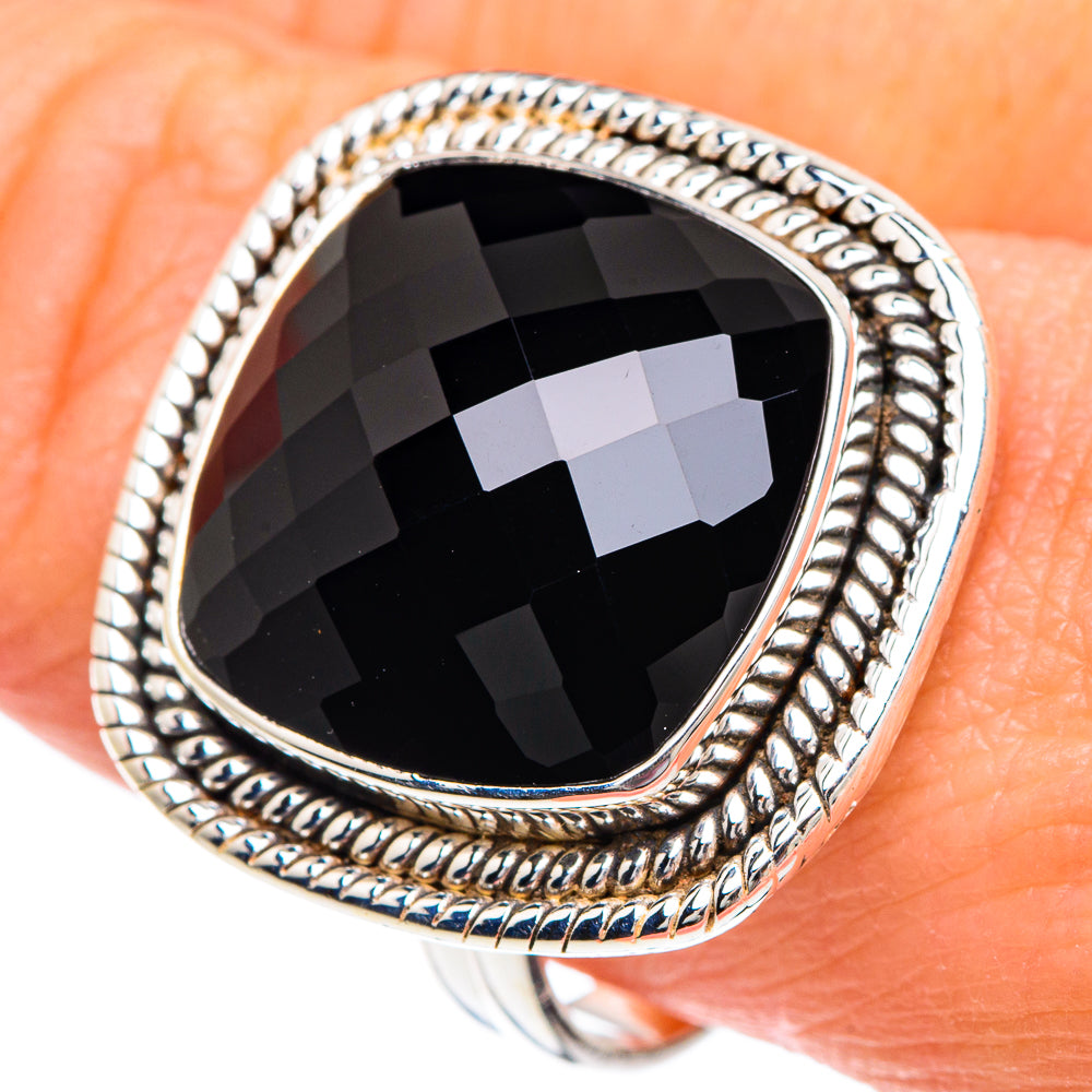 Black Onyx Rings handcrafted by Anasilvercos - RING89769