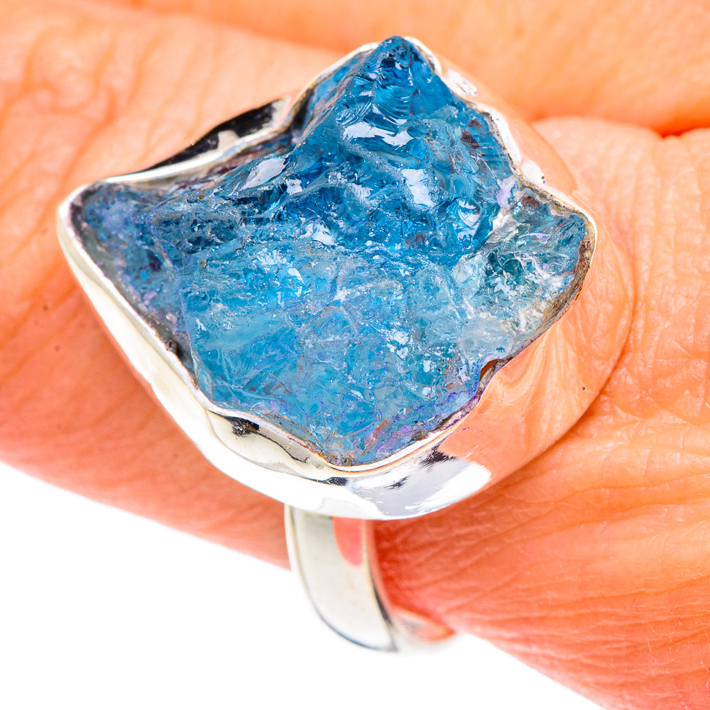 Aqaumarine Rings handcrafted by Anasilvercos - RING89777