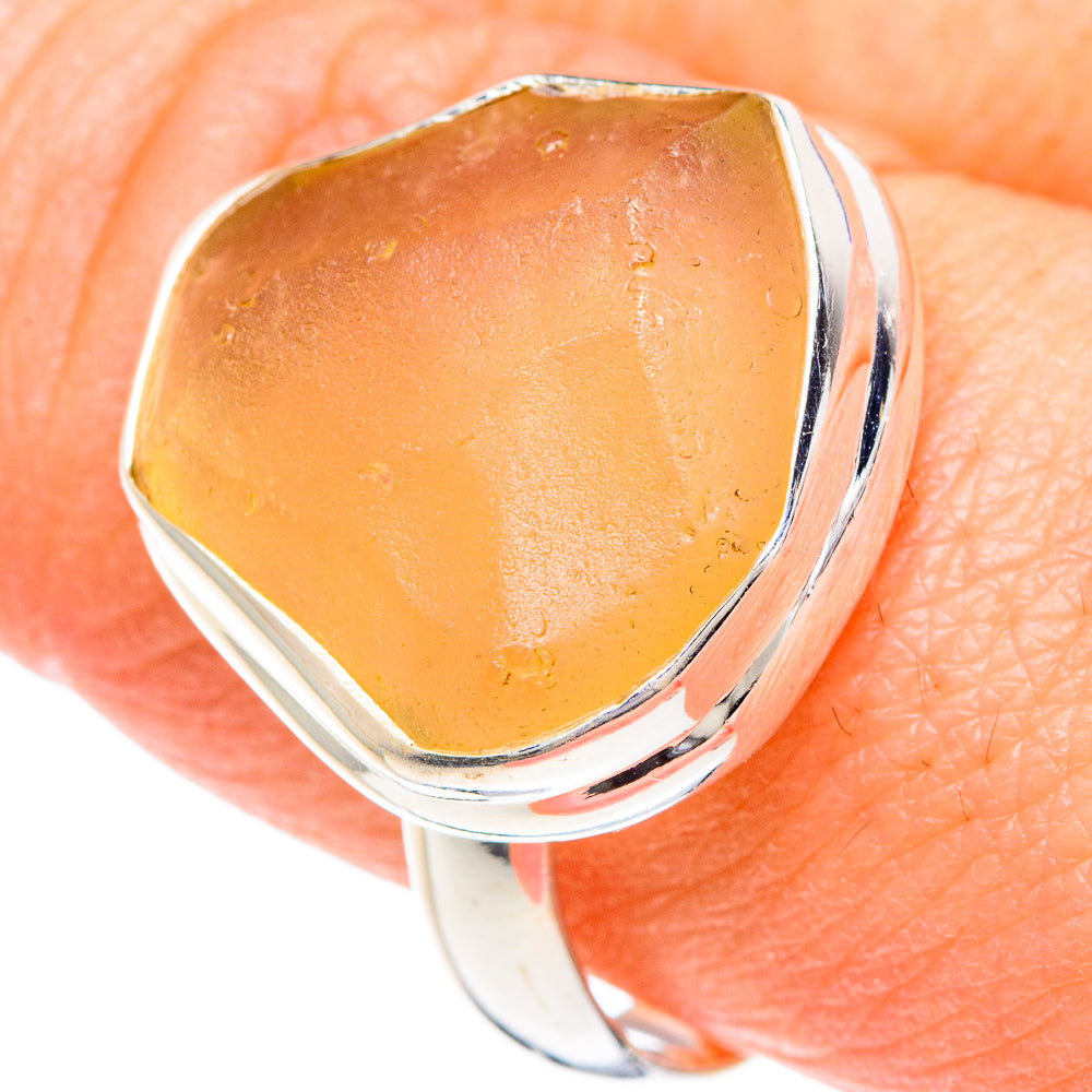 Libyan Glass Rings handcrafted by Anasilvercos - RING89789