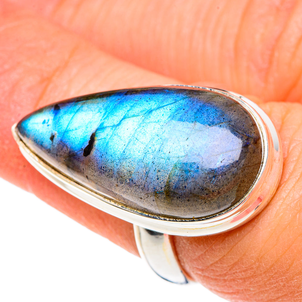 Labradorite Rings handcrafted by Anasilvercos - RING89807