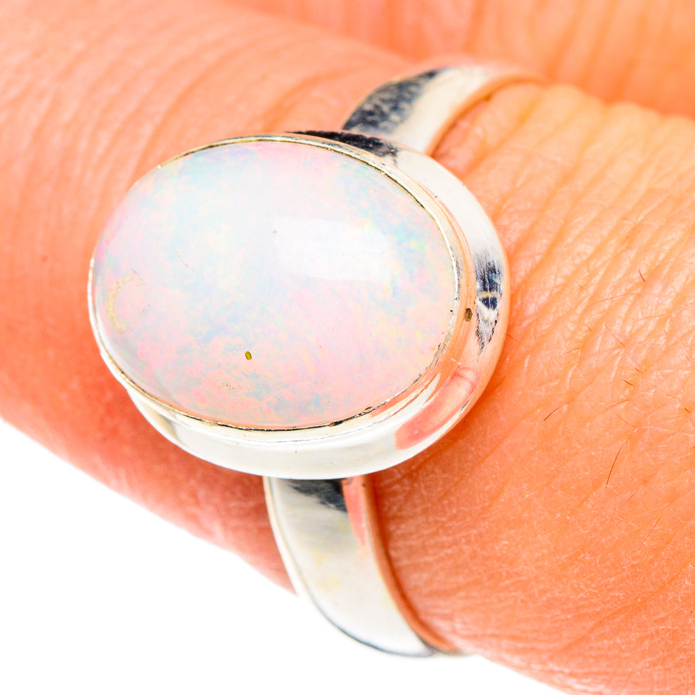 Ethiopian Opal Rings handcrafted by Anasilvercos - RING89837