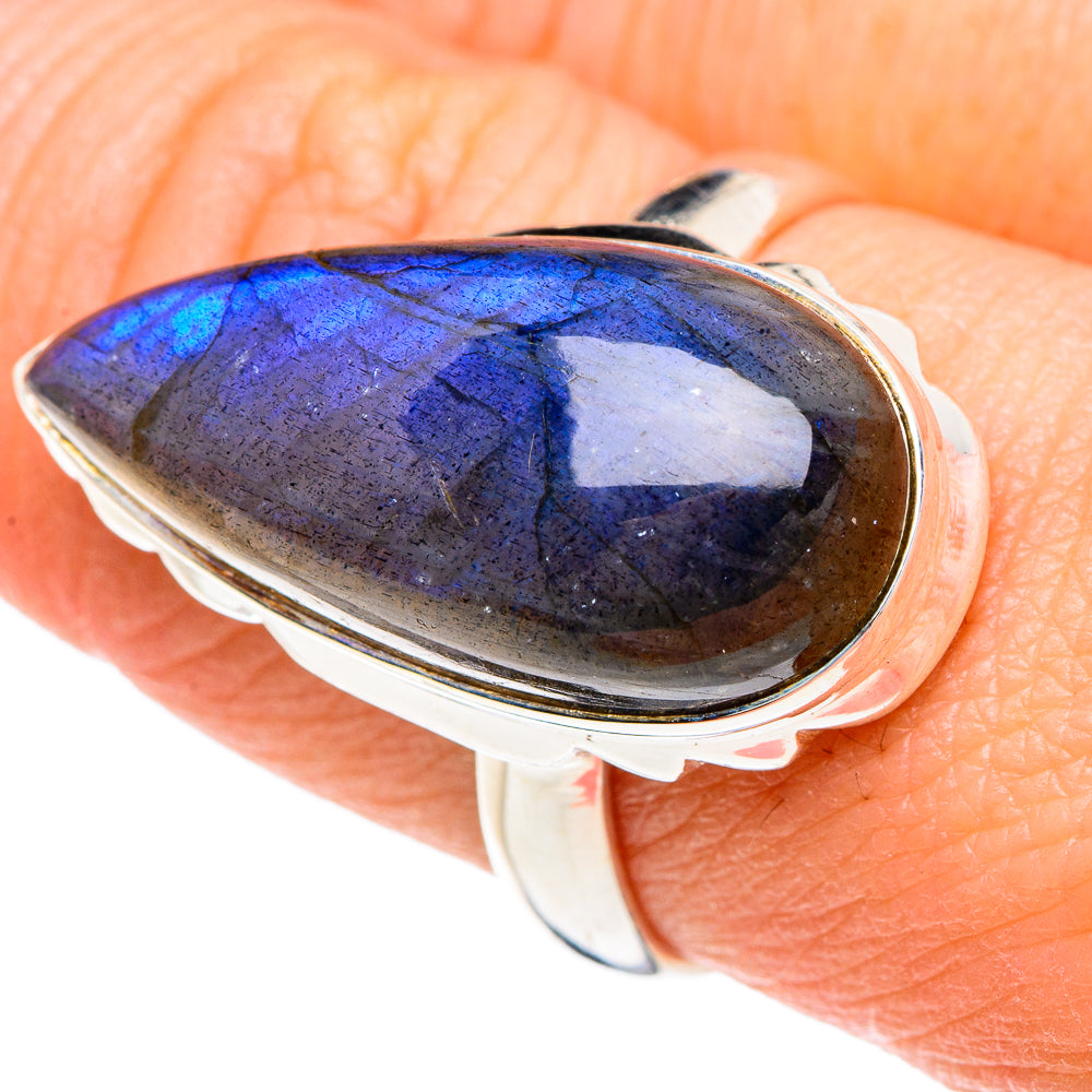 Labradorite Rings handcrafted by Anasilvercos - RING89845