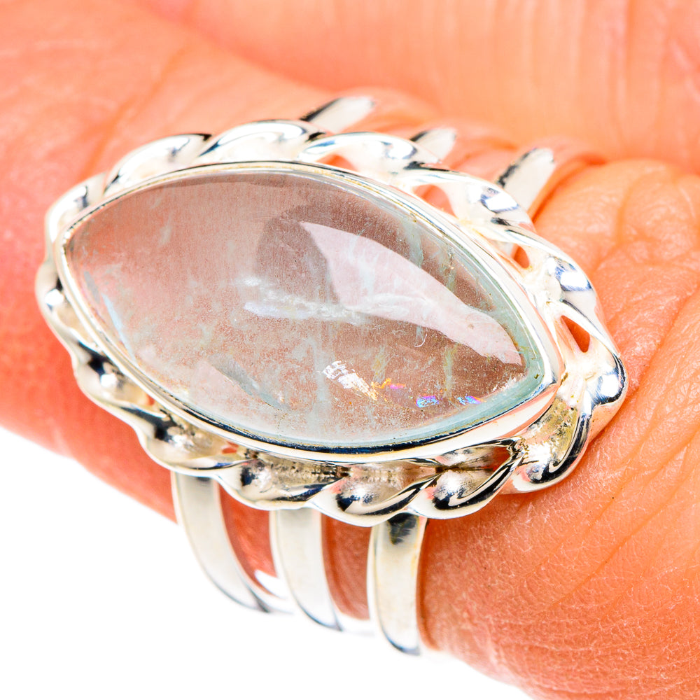 Aquamarine Rings handcrafted by Anasilvercos - RING89871