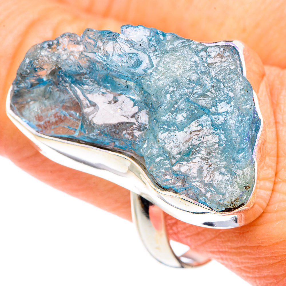 Aquamarine Rings handcrafted by Anasilvercos - RING89877