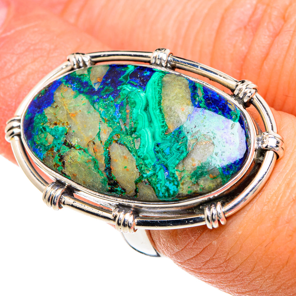 Azurite Rings handcrafted by Anasilvercos - RING89906