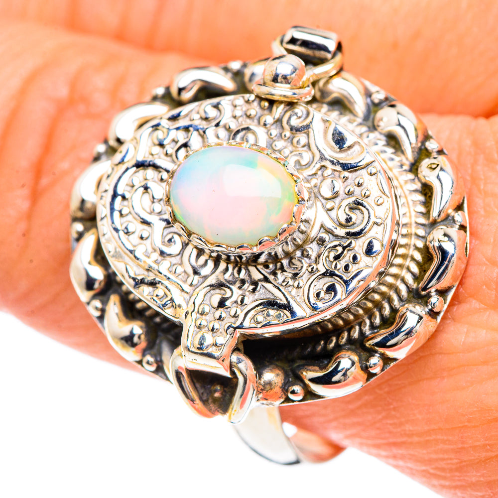 Ethiopian Opal Rings handcrafted by Anasilvercos - RING89908