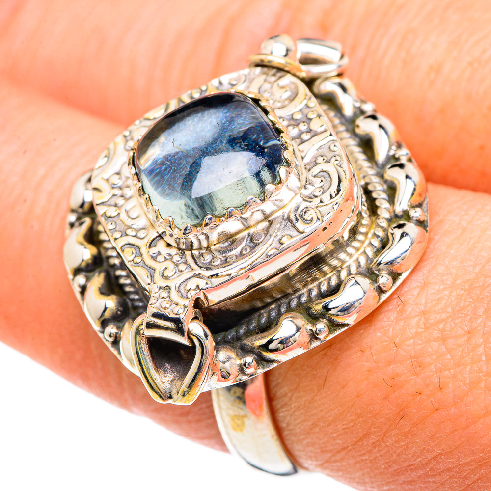 Aquamarine Rings handcrafted by Anasilvercos - RING89913