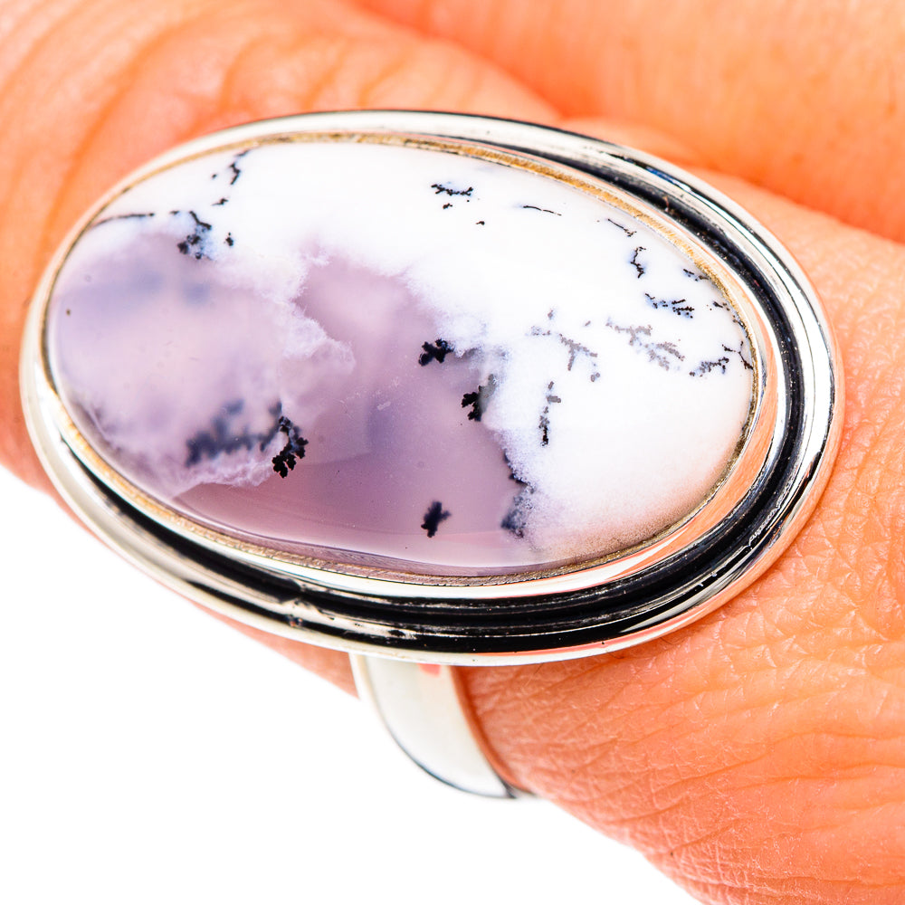 Dendritic Opal Rings handcrafted by Anasilvercos - RING89943