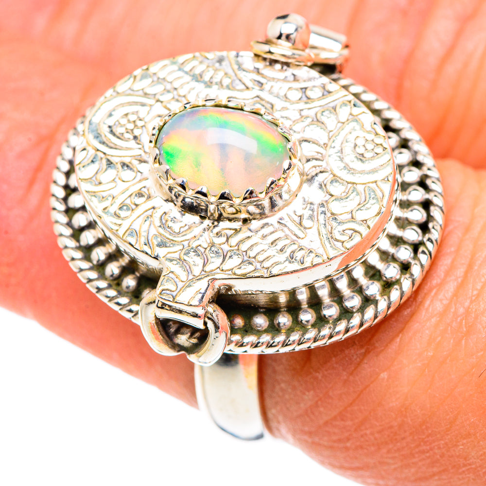 Ethiopian Opal Rings handcrafted by Anasilvercos - RING89953
