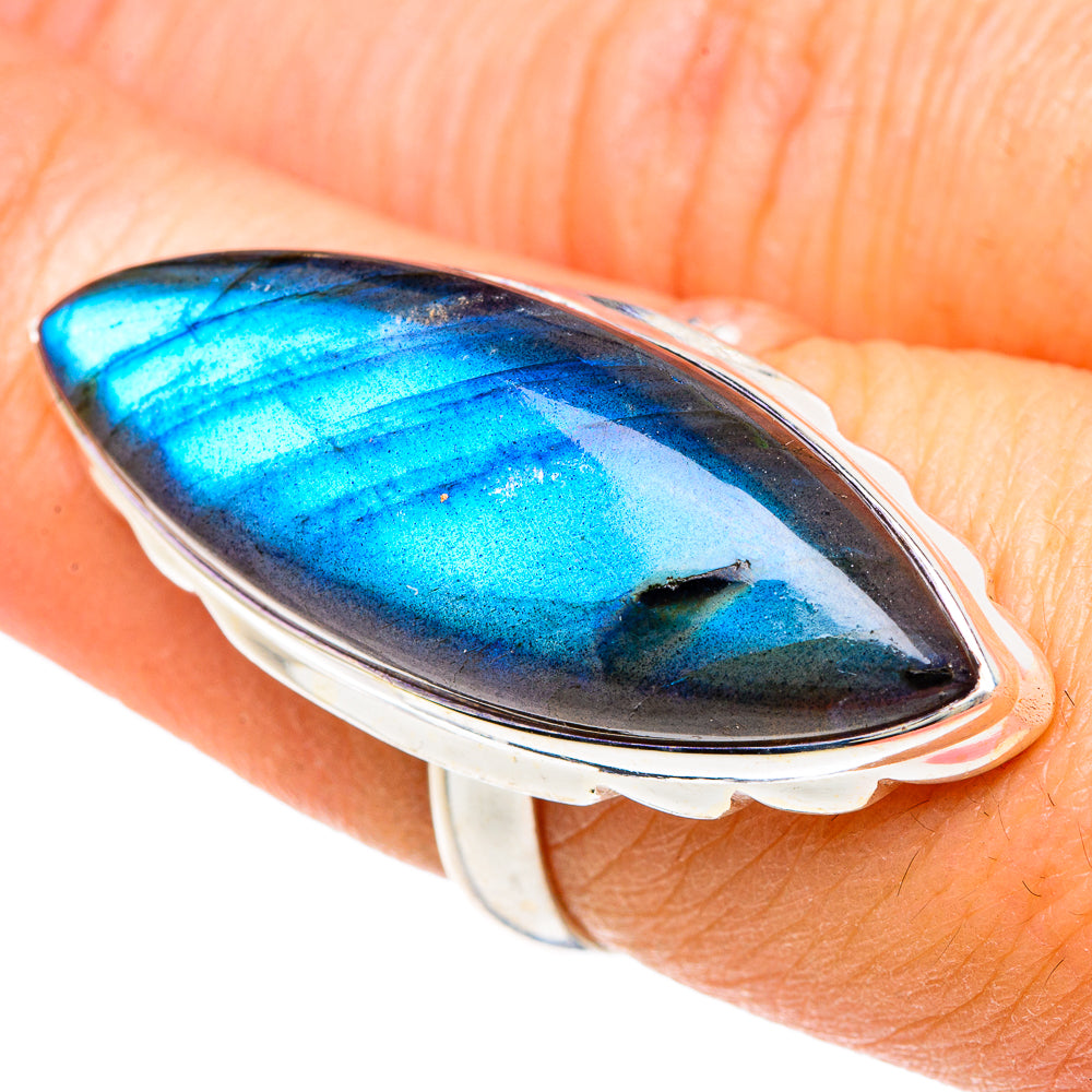 Labradorite Rings handcrafted by Anasilvercos - RING89960