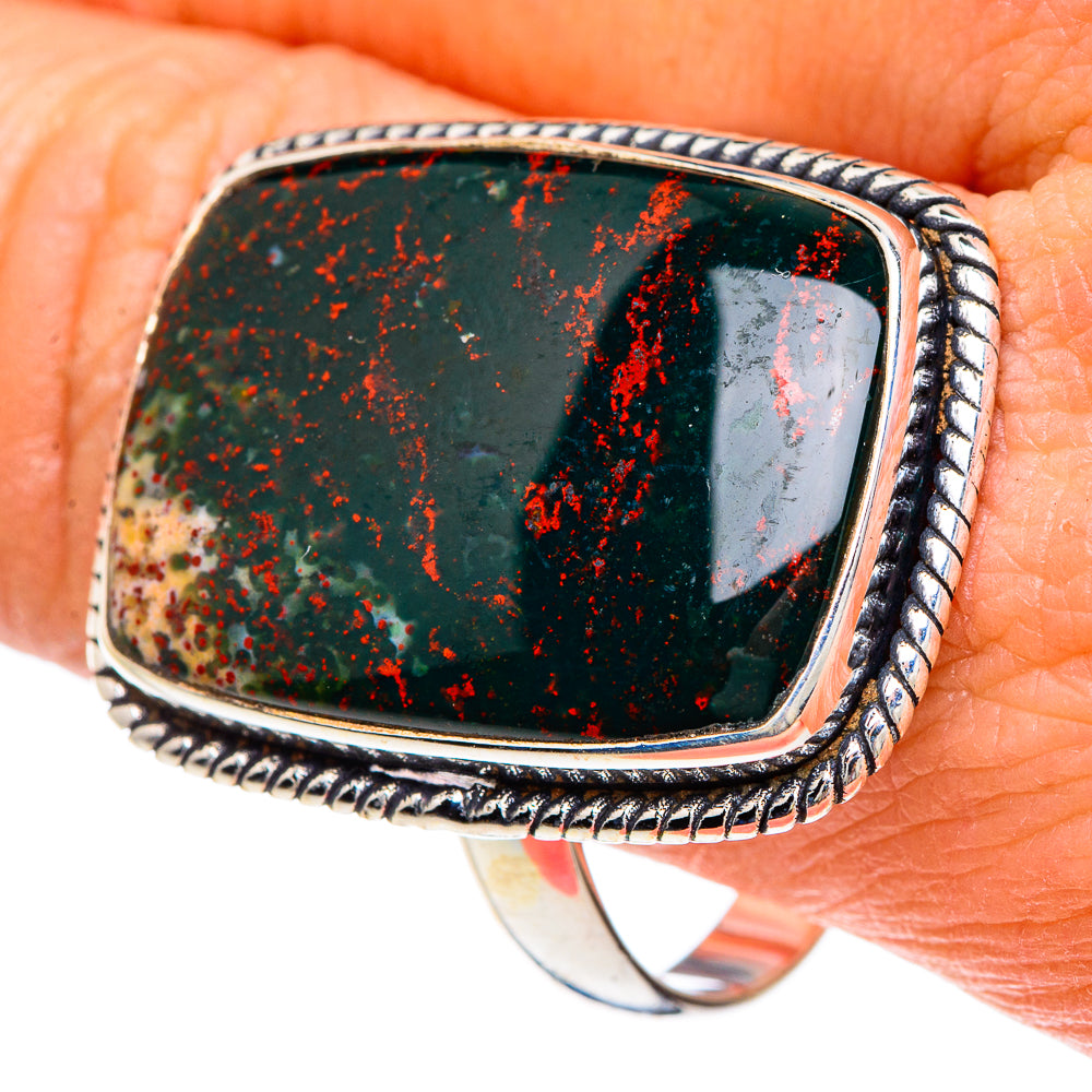 Bloodstone Rings handcrafted by Anasilvercos - RING89962