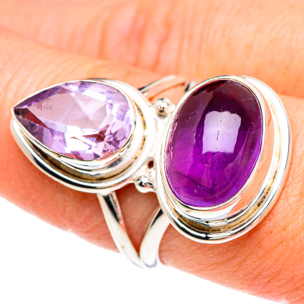Amethyst Rings handcrafted by Anasilvercos - RING89976
