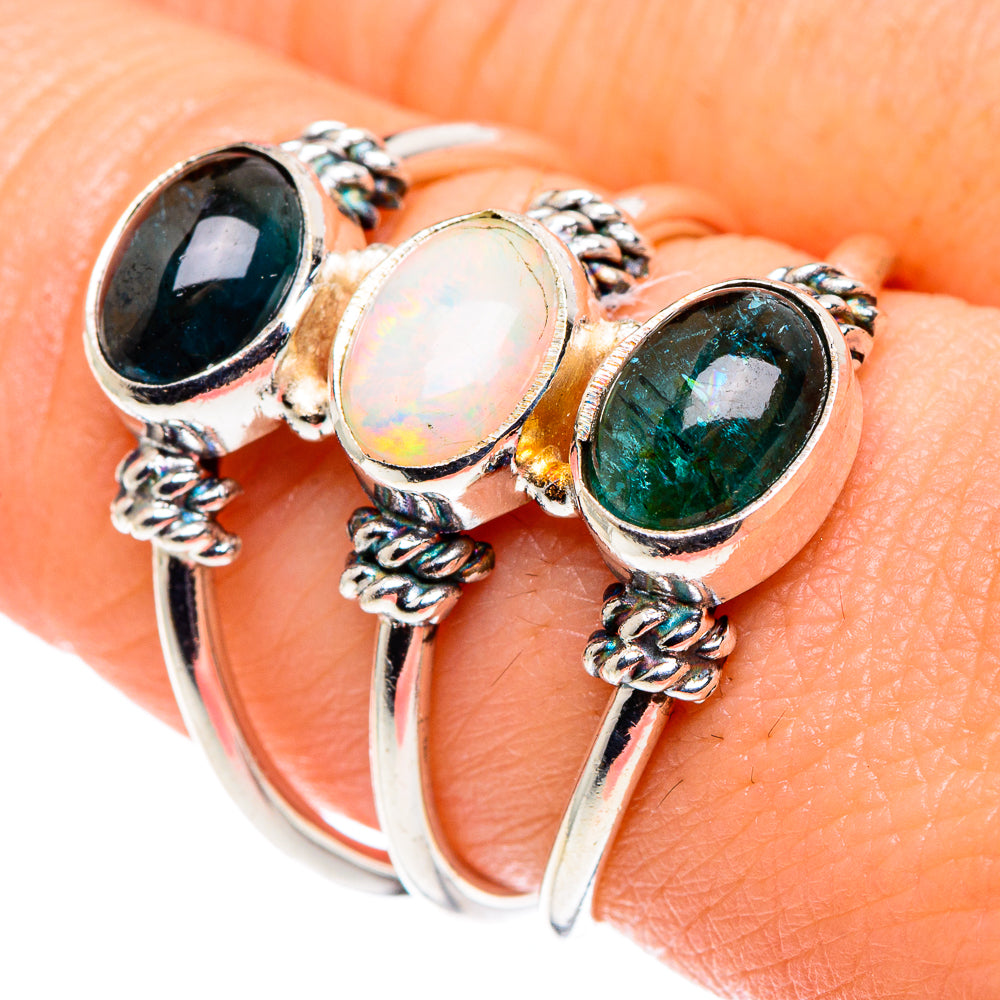 Ethiopian Opal Rings handcrafted by Anasilvercos - RING90023